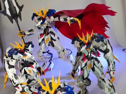 GK狼之战进入决赛圈,狼骸重工1/60GK狼王,诺加尔,拼装注意事项分享#模玩分享 #高达 #巴巴托斯