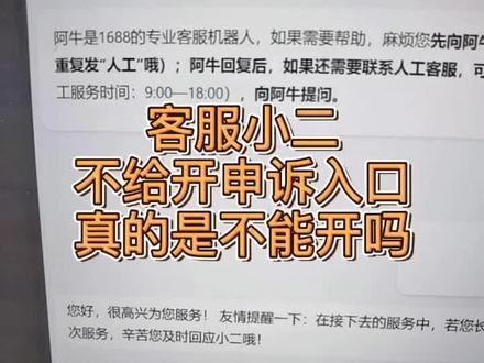 客服小二不给申诉机会和反馈问题 怎么办#电商日常 #电商人 #电商
