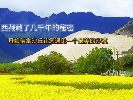 西藏藏了几千年的秘密丹娘佛掌沙丘让您遇见一个最美的沙漠 #旅行推荐官 #自驾旅行 #风光摄影 #自驾旅拍