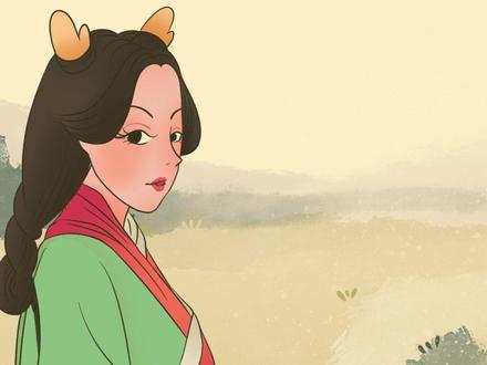 堕马髻原来是这样由来的#姜小黄 #堕马髻 #汉服发饰 #汉服