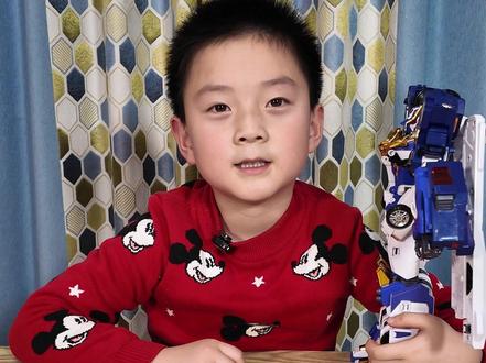 炫蓝雷霆王变形 #炫蓝雷霆王变形 #炫卡斗士玩具