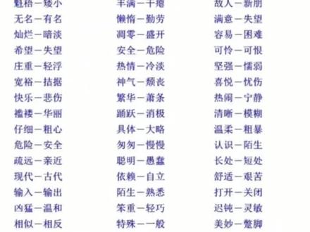 近义词、反义词老不会?这里整理了一份1-6年级近义词、反义词表格,收藏点赞保存吧~#小学语文 #知识分享 #小学生