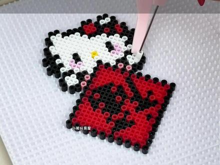 一套简单又好玩的拼豆豆套装,快给孩子准备一套吧!#拼豆 #拼豆教程 #我染上了拼豆 #沉浸式拼豆 #手工diy