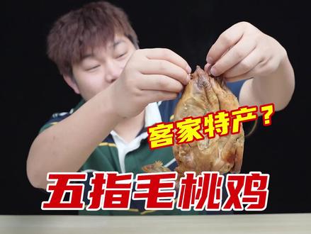 试吃广东特产五指毛桃鸡,超小一只!真的好吃吗? #美食测评 #美食挑战 #试吃 #五指毛桃鸡