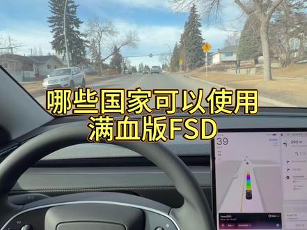哪些国家可以使用满血版 FSD
#特斯拉 #FSD #Grok