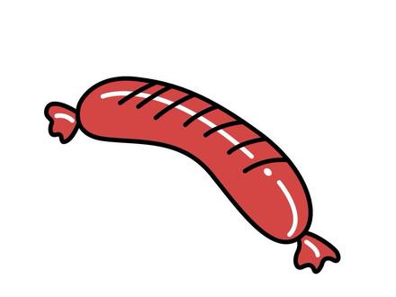 画着画着就饿了的香肠简笔画教程来了#创作灵感 #简笔画 #一起学画画 #亲子 #育儿教育 #简笔画教程