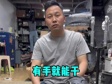徒手安装米其林140-70-12完整教程#老沈电驱 #真实生活分享计划