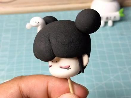 第5季|白素贞1,最全粘土教程。许仙久等了😅#粘土 #盲盒 @DOU+小助手