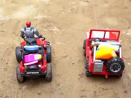 儿童警车越野车奇趣玩具模型