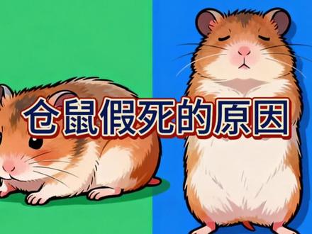 仓鼠假死的原因是什么 #仓鼠假死 #仓鼠假死和真死的区别