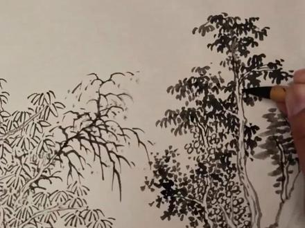 画一张青绿小品#零基础学画画