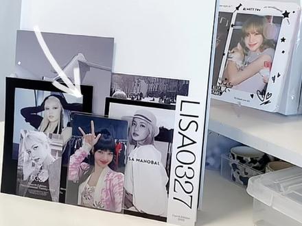 💽Lisa0327生日pb4.0💗大爱粉衣rock莎#追星日常 #专辑开箱 #blackpink #Lisa #小卡