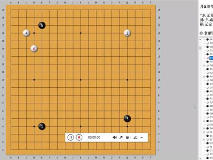 4段提前1轮升5 奖励复盘 近乎满分的白布局(上)#围棋教学