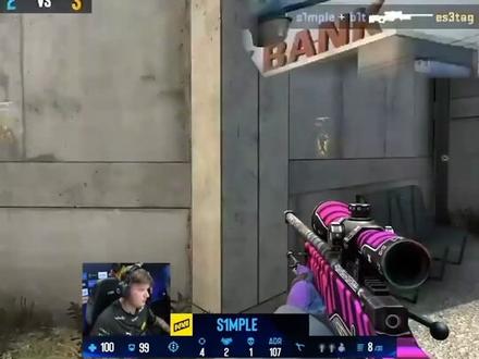 名场面!s1mple逆天大狙五杀NIP!懂不懂TOP1有U盘啊?#ququ #csgo #s1mple