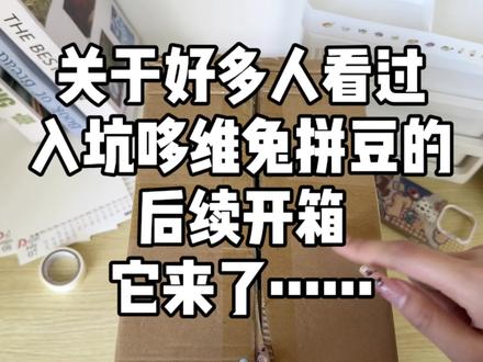 超多人看过的入手了多维兔拼豆的后续它来了#拼豆#拼豆开箱#好物分享#哆维兔拼豆#手工