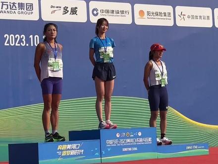 #东营黄河口马拉松 #颁奖仪式 一步是一步 每一步都算数。东营明年再见!
