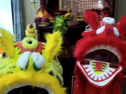 醒狮制作-狮被#醒狮制作#狮被 #醒狮文化 #非遗传承