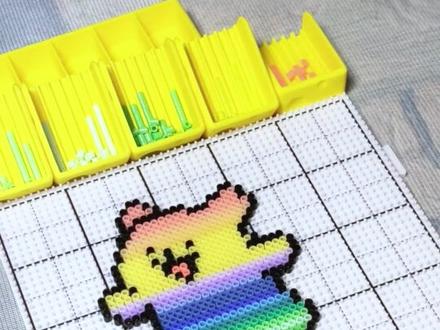 这下真的入门拼豆了!221色拼豆测评来啦 线条小狗原创图纸:@一场猫猫雨
#拼豆 #拼豆入坑 #拼豆测评 #兔贝豆 #拼豆豆手工