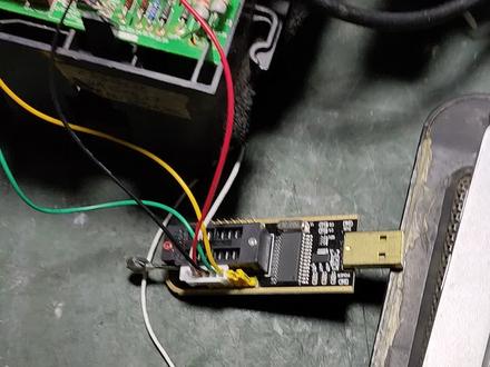 用CH341制作烧写格力8O脚CPU程序