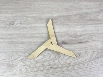 三角翼回旋镖,扔出去还能飞回来 #折纸 #折纸教程