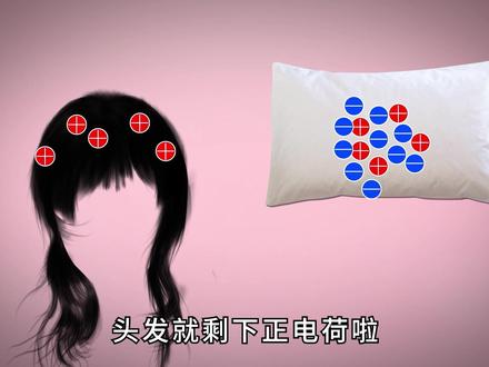 头发为啥会炸毛 #科普一下 #初中物理 #静电 #炸毛宝宝