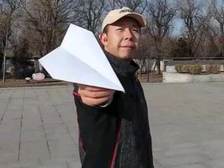 飞得又直又远,教你折大神设计Flare闪光纸飞机 #纸飞机 #手工折纸 #童年的纸飞机