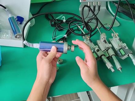 两种方式进行超小孔的精密检测#微小内孔测量 #气动内孔测量 #电子塞规测量