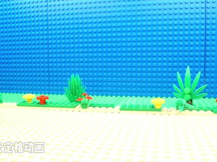 乐高定格动画:超级警用卡车vs挖掘机集合,哪一个力量更强大? #乐高搭建 #积木搭建 #乐高 #积木