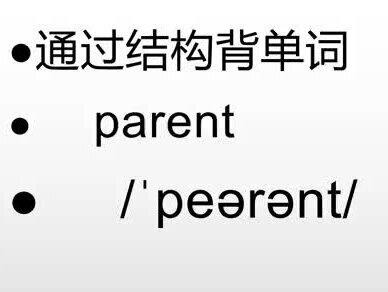 为什么parent会表示父母的意思?#背单词 来解构下。