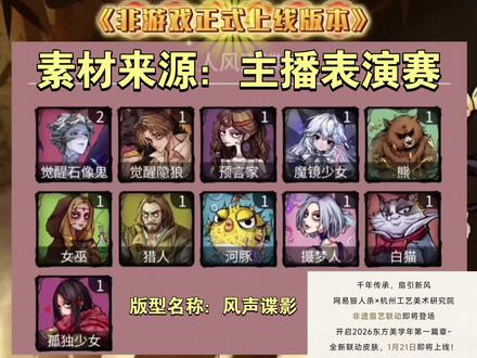 风声谍影好人篇角色讲解#网易狼人杀 #新年开狼人杀热闹爽局