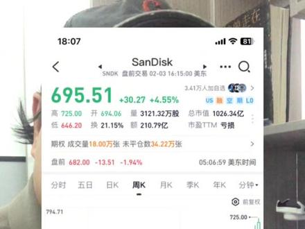 美股闪迪股价暴涨|底层逻辑拆解#美股 #港股 #科技巨头