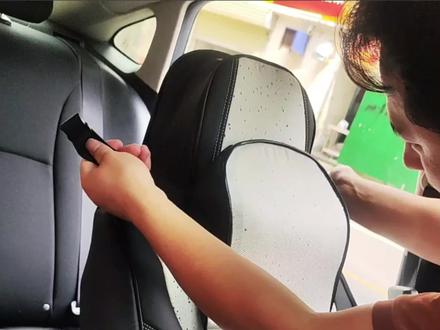 四季通用全包围汽车坐垫安装详细全过程。#汽车坐垫四季通用 #把您的爱车打造的与众不同