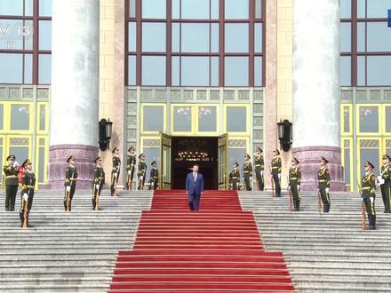 完整版来了!习近平为美国总统特朗普举行欢迎仪式#近镜头