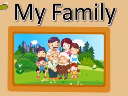 #儿歌 #故事 #启蒙 #动画 #英语 🌻👉🏻【My Family】👈🏻@抖音小助手