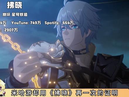 全球播放量最高的二游歌曲Top10 这份来自全球数据的榜单,尽然有游戏能直接上榜五首歌曲!#动漫编年史 #明日方舟终末地 #崩坏星穹铁道 #原神 #鸣潮