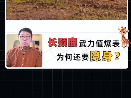 长颈鹿武力值爆表,为何还要费劲“隐身”? 一脚能踢碎狮子头骨的长颈鹿,为什么还要长一身花里胡哨的伪装?
其实,这身“战衣”背后的秘密,关乎 50% 的幼崽生死存亡。
更有趣的是,如果用红外相机观察,你会发现这些斑块其实是在“发光”的!
这背后隐藏着一种连人类都想借鉴的降温黑科技……
#长颈鹿 #奇妙的动物 #冷知识 #动物科普 #我很好奇