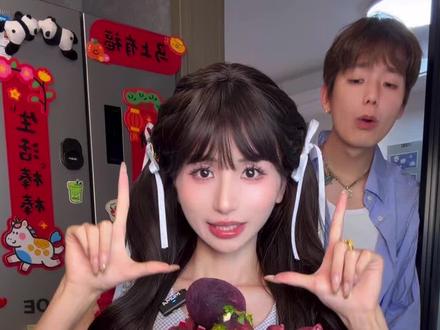 挑战用两口吃完‼️ #夜宵#泰式海鲜 #洋娃子