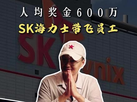 人均奖金600万,SK海力士带飞员工。#AI #芯片 #财经 #打工人 #热点