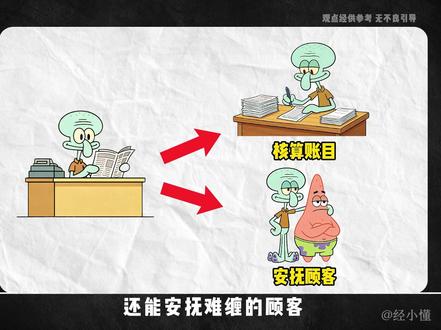 海绵宝宝月薪5千和章鱼哥5万的差距,根本不是能力! #科普#动画#经济学#稀缺性