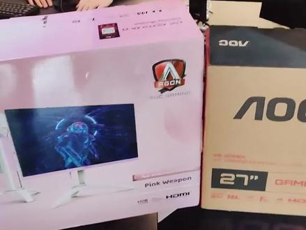 #AOC显示器 #显示器 #电脑显示器 #数码科技 电竞小钢炮AOC显器24G2SP