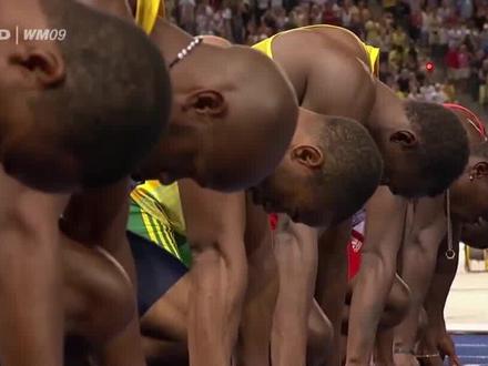 百米史诗级大战!盖伊腿都跑出了残影,还是没能追上博尔 #田径 #短跑 #博尔特 #抖音小助手