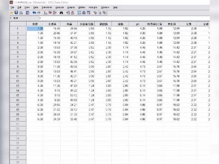SPSS数据输入,视频#spss
#数据分析