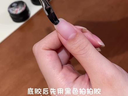 这是红宝石吧 #红色猫眼美甲 #美甲教程