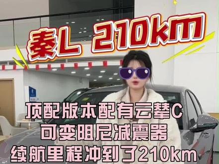 秦L顶配210km#比亚迪 #买新车 #汽车销售日常 #国产车