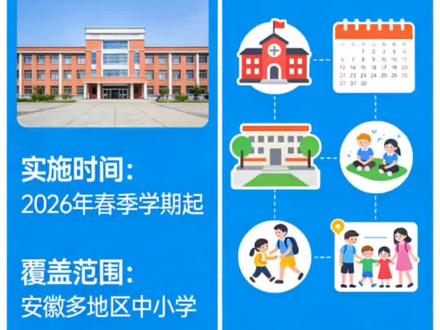 安徽省多地官宣了中小学春秋假时间,你那里放假了吗?#安徽dou知道 #安徽春秋假
