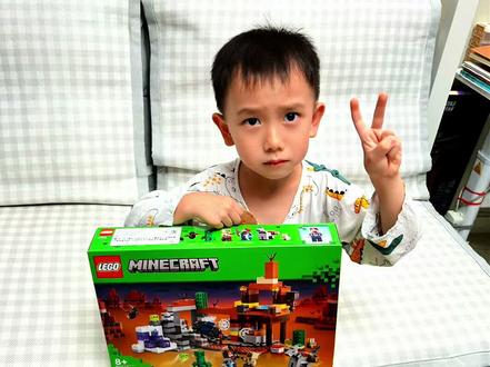 #乐高积木搭建 我的世界21263荒地矿井