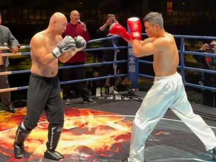 少林一虎VS太极韩飞龙 完整版#抖音武林