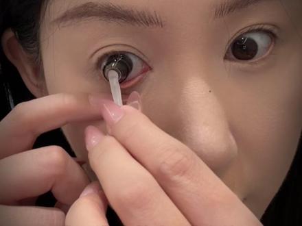 自带高光的sweetcolor日抛,刚上新就断货! #哭哭黑 #Sweetcolor美瞳 #眼珠珠