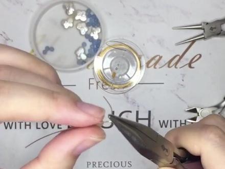 用铜丝做一条手链(一)#手工