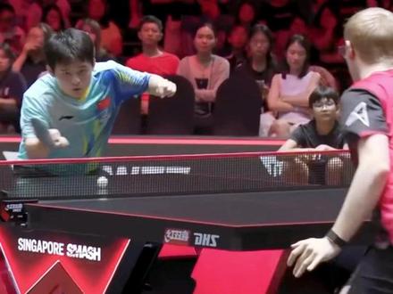 2比4!林诗栋4连败F勒布伦,无缘卫冕,3年没赢过对方 #林诗栋 #国乒